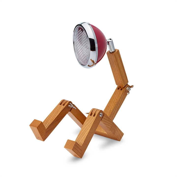 Mini Mr. Wattson bordlampe, Cherry rød